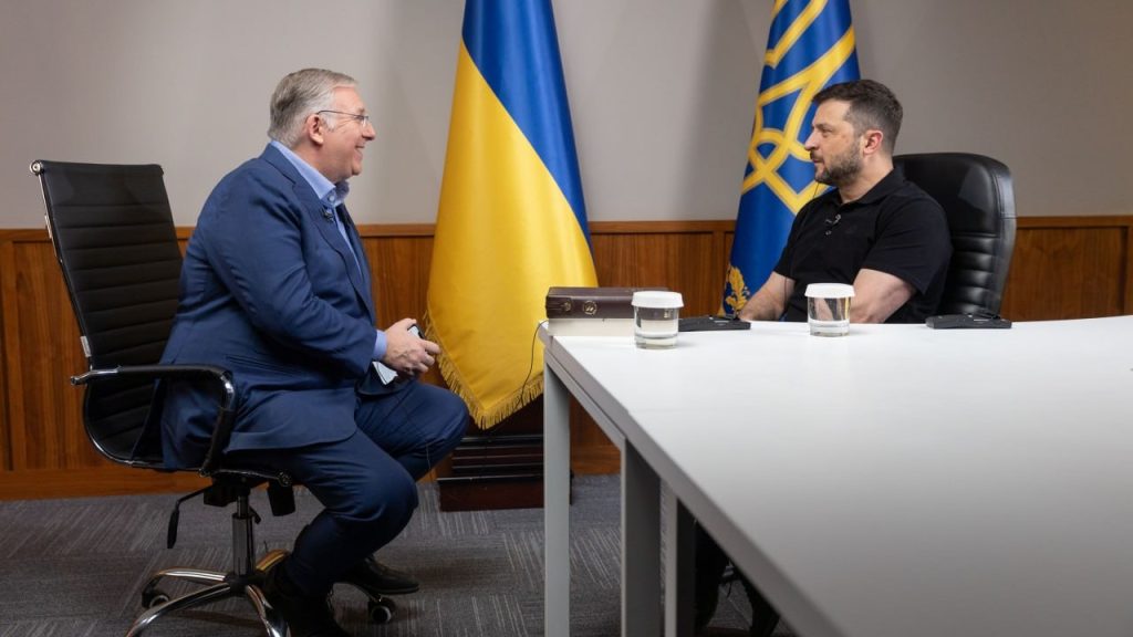 Інтерв'ю з Президентом України Володимиром Зеленським.